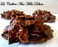 Roses des Sables faciles aux pétales de maïs et chocolat