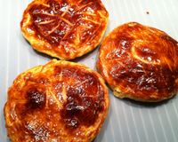 Mini galette à la choco-frangipane et crème pâtissière