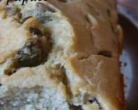 Cake aux olives vertes