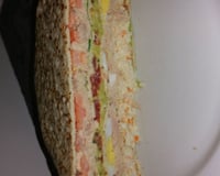 Gâteau de crêpes salé