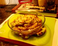 Délice de courgette, accompagnée de sa sauce au chèvre