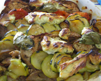 Tian provençal au fromage frais