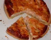Quiche au saumon légérement épicée