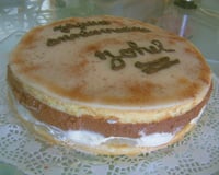 Gâteau type poirier façon belle hélène