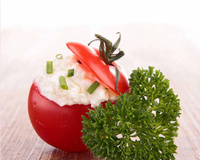 Tomates cerises farcies au fromage