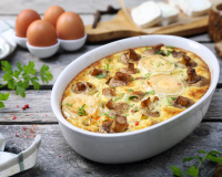 "Elle est parfaite pour un dîner léger": une diététicienne partage sa recette de quiche sans pâte aux champignons !