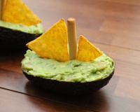 Voilier avocat au guacamole