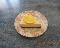 C'est un délicieux gâteau new-yorkais au goût légèrement citronné.