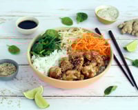 Poke bowl au poulet teriyaki