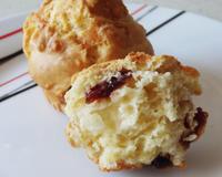 Muffin sucré-salé, au mélange fruité de la cranberry et le caractère latin de l'Italie.