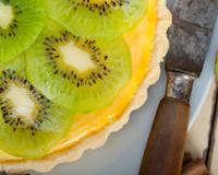 Tarte aux kiwis et crème patissière