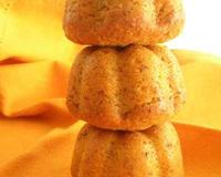 Un petit gâteau moelleux associant potiron, noisettes et citron
