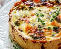 Une quiche légère et équilibrée