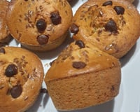 Muffins au chocolat et aux graines de lin