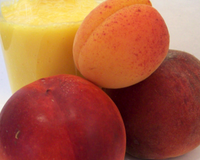 Un succulent smoothie coloré, pleins de vitamines et délicieux ! A siroter au petit-déjeuner.
