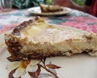 Un cheesecake avec cuisson à tomber, au bon goût de carambar.