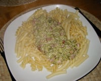 Pâtes au lard et aux brocolis