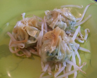 Ballotines de merlan fraîchement relevées