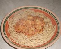 Spaghettis aux crevettes
