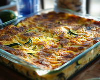 Flan de courgettes économique