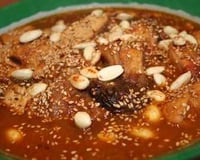 Tajine aux pruneaux et aux abricots