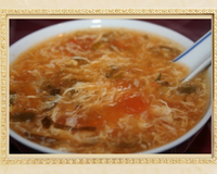 Soupe chinoise aux œufs et aux tomates