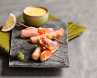 Tempura originale de surimi au lemon curd salé