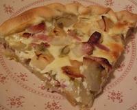 J'aime laisser aller mon imagination quand je cuisine, d'où l'idée aujourd'hui de cette tarte sucrée-salée.