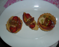 Tartelettes à la crème pâtissière et aux fruits