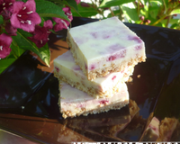 Carrés sans cuisson chocolat et framboises