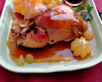 Dinde au miel et gingembre