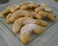 Croissants de lune à la vanille