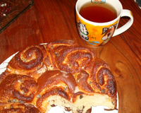 Chinois à la crème d'amande et au chocolat