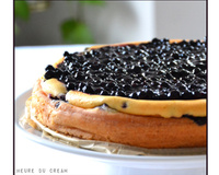 Cheesecake aux myrtilles rapide