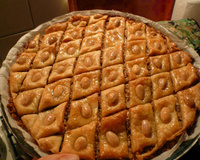 Bakhlavas revisités à la pâte feuilletée