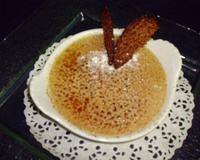 Crème brûlée au Malabar