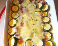 Gratin de courgette au surimi