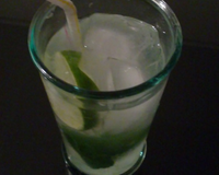 Mojito au rhum blanc adouci au sucre roux