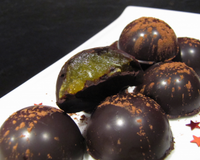 Chocolats maison à la clémentine (pour Noël)