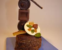 J'ai créé tout spécialement ces petites pyramides de douceurs à l'occasion de ce concours cacaomania. Un assortiment de chocolats maison présentés sur une délicieuse…