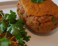 Timballe de lotte épicée