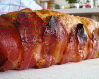 Cake aux pruneaux et lards