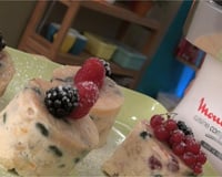 Nougat glacé au miel et fruits secs