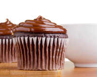 Cupcakes végétaliens au chocolat (sans produits laitiers, sans œufs)