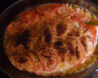 Filet de perche en croûte de tomates