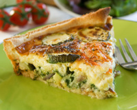 Quiche à la courgette