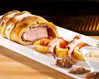 Magret de canard en croûte de Comté et crème de morilles au savagnin