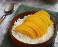 Riz gluant à la mangue