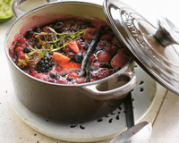 Soupe de fruits rouges