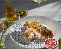 Saumon en croûte d’olives de Nyons